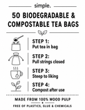 Biodegradable & Compostable Tea Bags