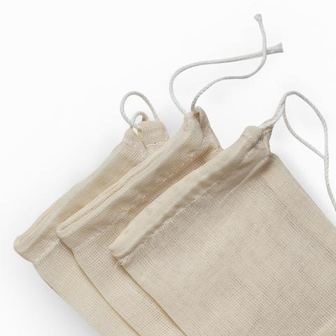 Tea Bags 5-pack – Reusable - Loose Leaf Tea Bag - 100% Cotton – BlendBee Tea